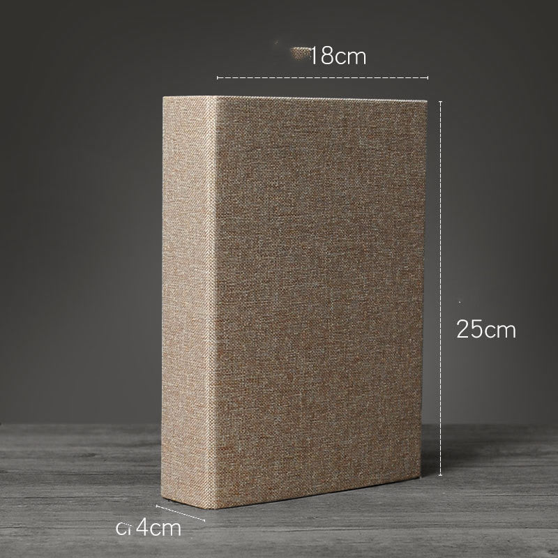 Decoratief Opbergboek Van Linnenlook