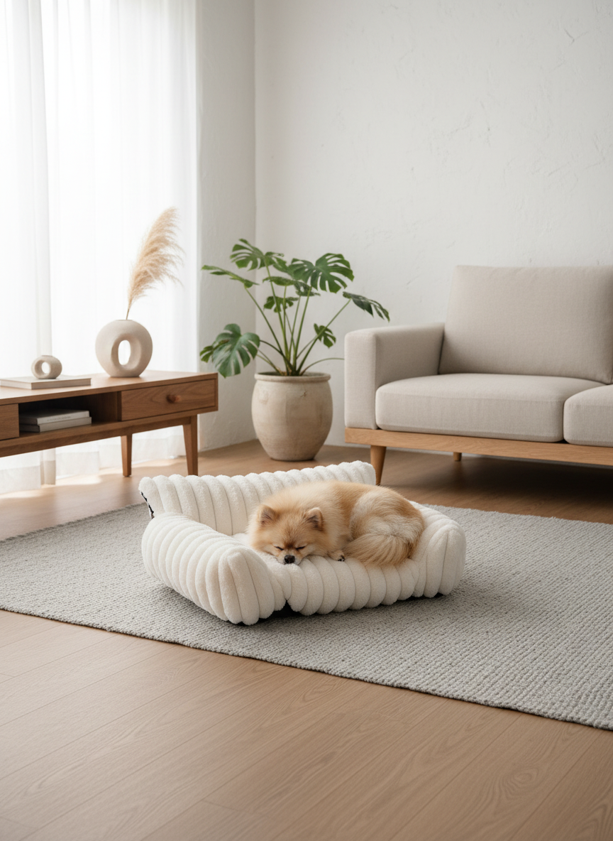 Luxe Sofa Huisdierenbed Van Zacht Pluche