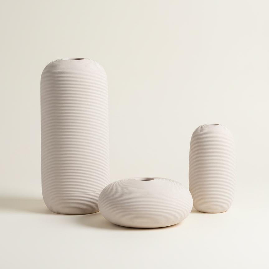 Keramische Vaas Japandi & Mediterranean Style