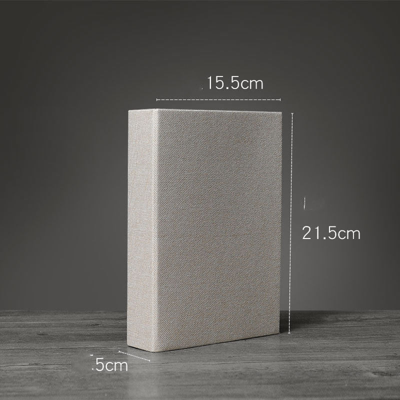 Decoratief Opbergboek Van Linnenlook