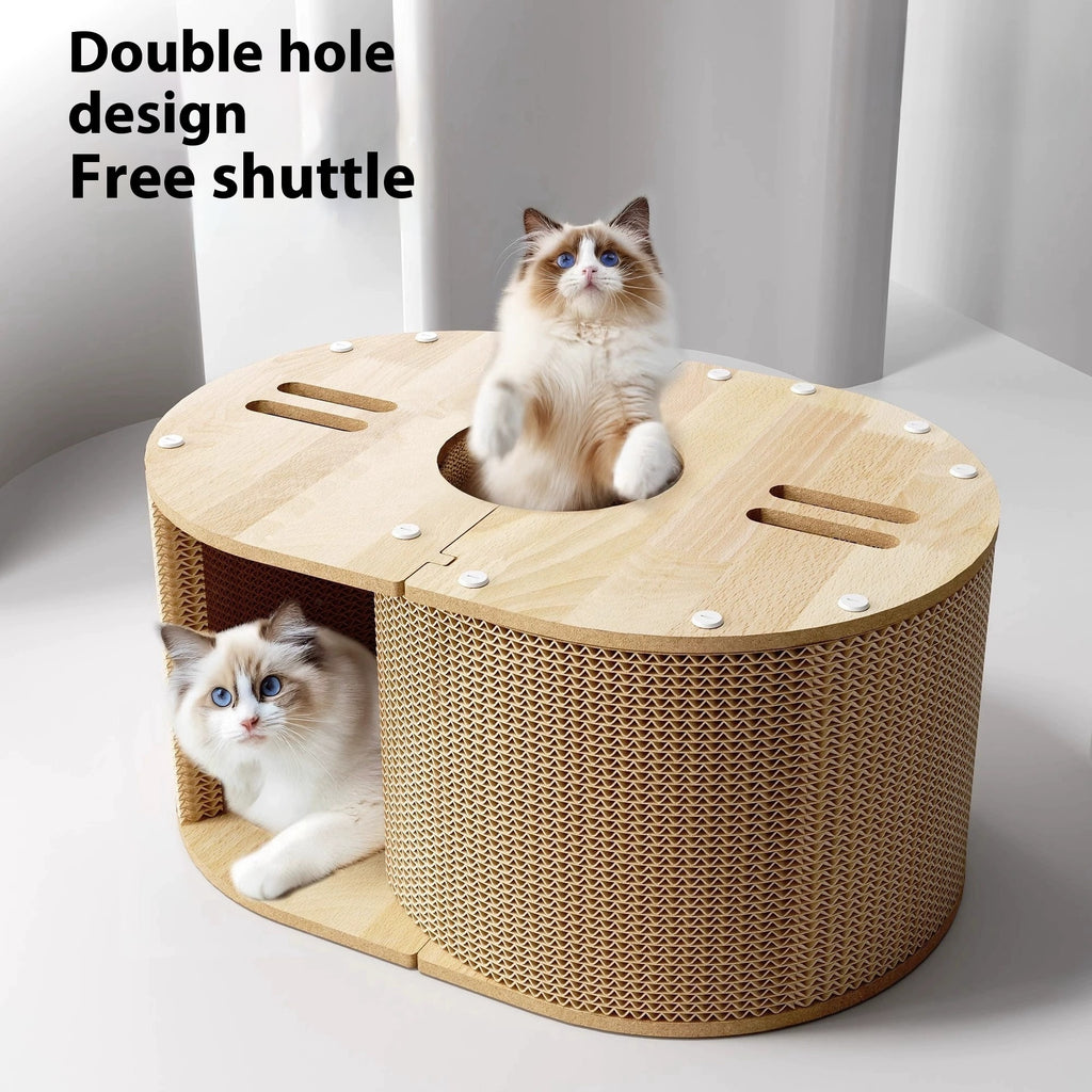 Luxe Katten meubel van Geweven Karton