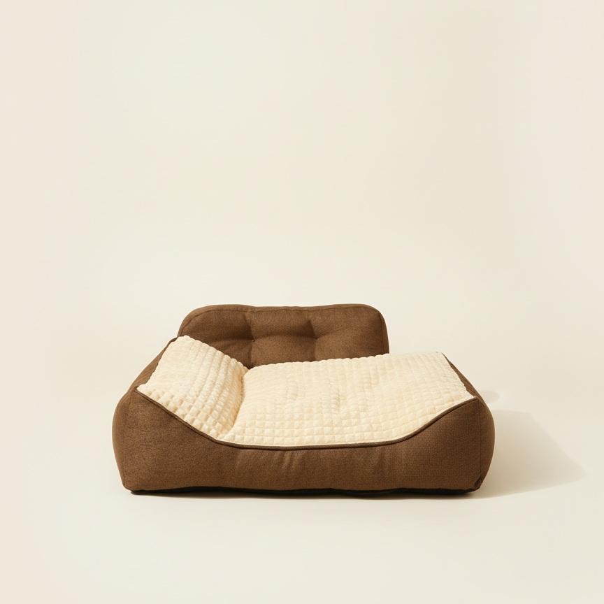 Comfortabel Hondenbed Met Afneembare Hoes