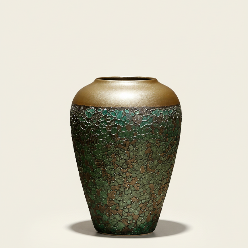 Handgemaakte Zen Vaas van Porselein