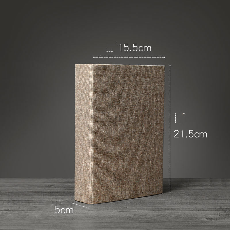 Decoratief Opbergboek Van Linnenlook