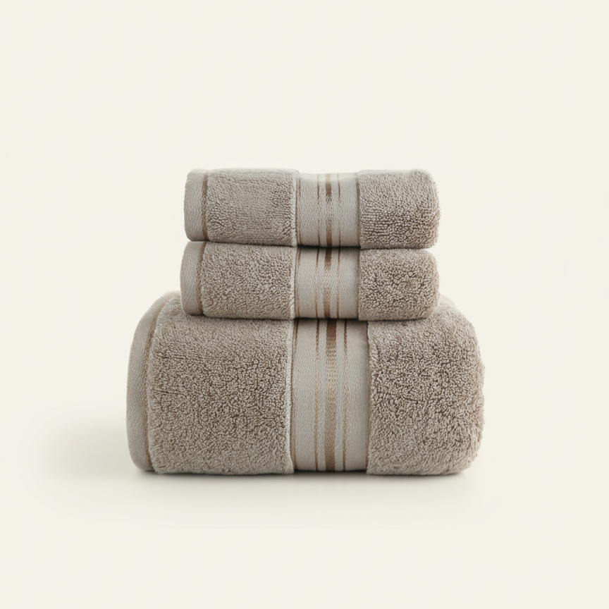 Zachte Katoenen Handdoekenset – 3-delig