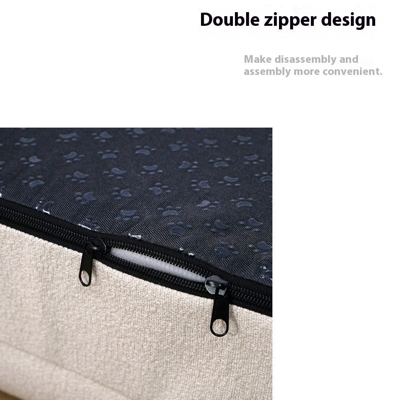 Orthopedisch Bouclé Hondenbed