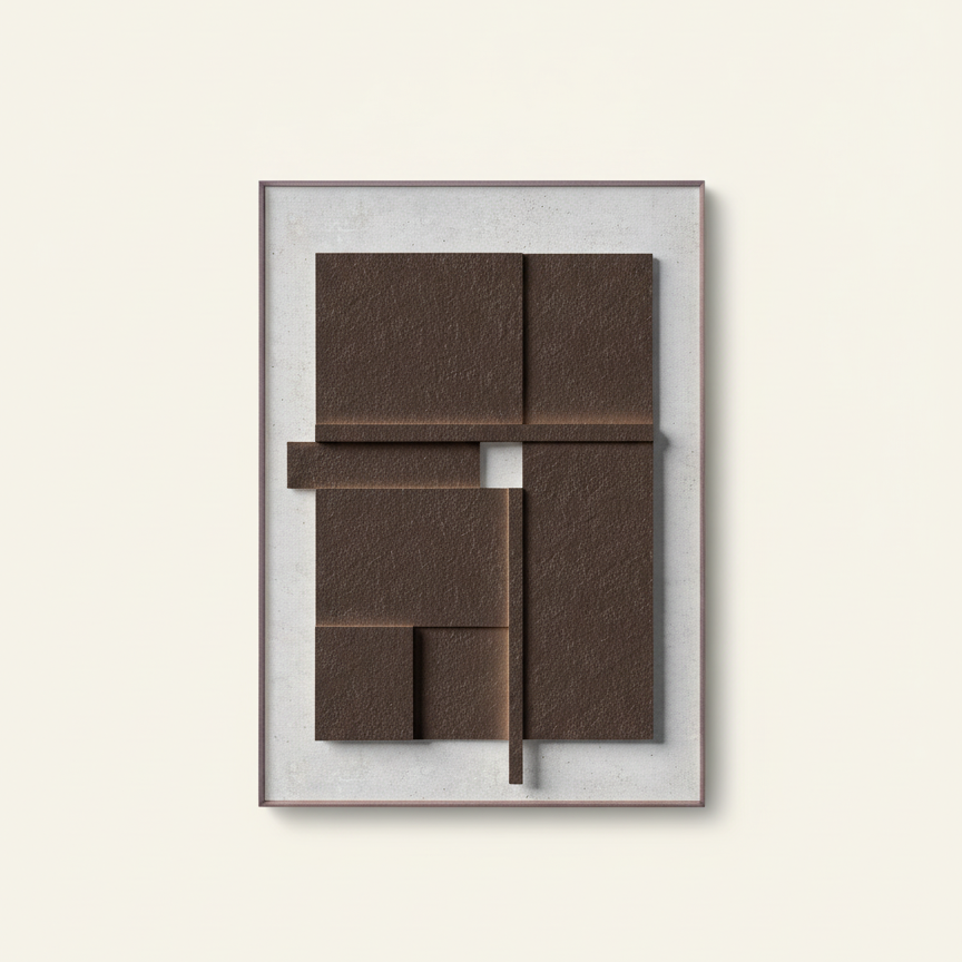 Geometrisch Abstract Canvas Schilderij