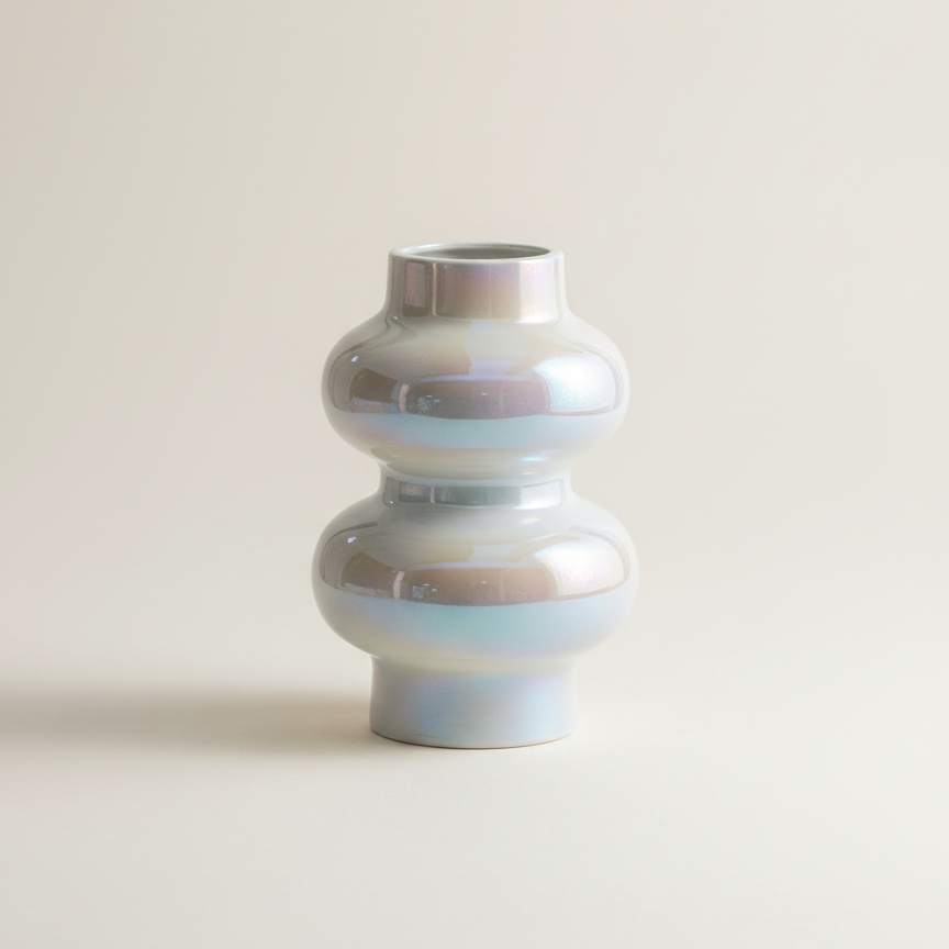 Keramische Parelglans Vaas