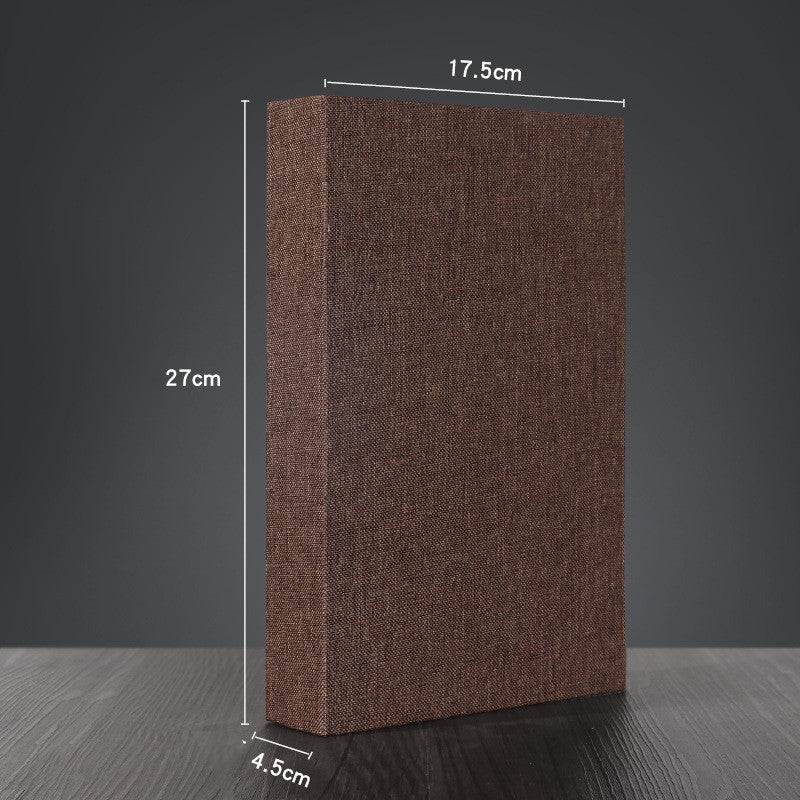 Decoratief Opbergboek Van Linnenlook