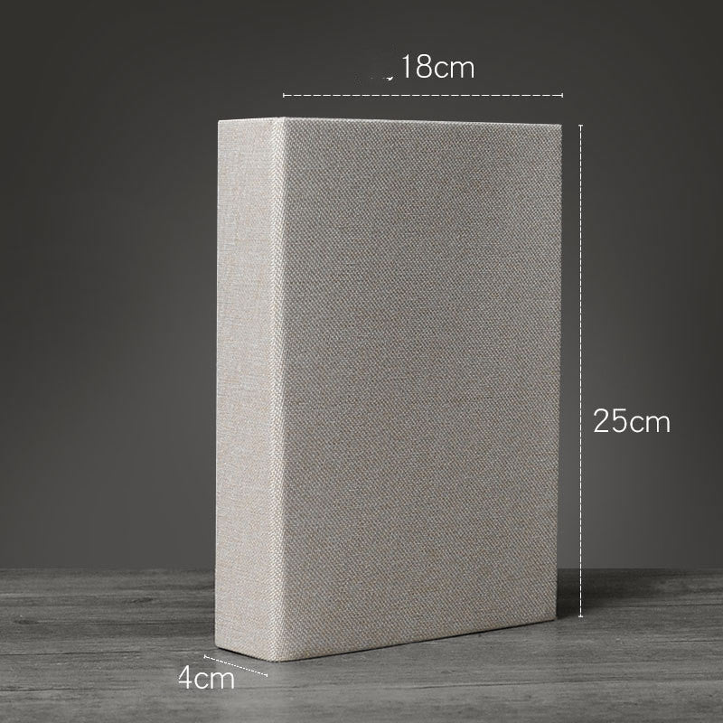 Decoratief Opbergboek Van Linnenlook