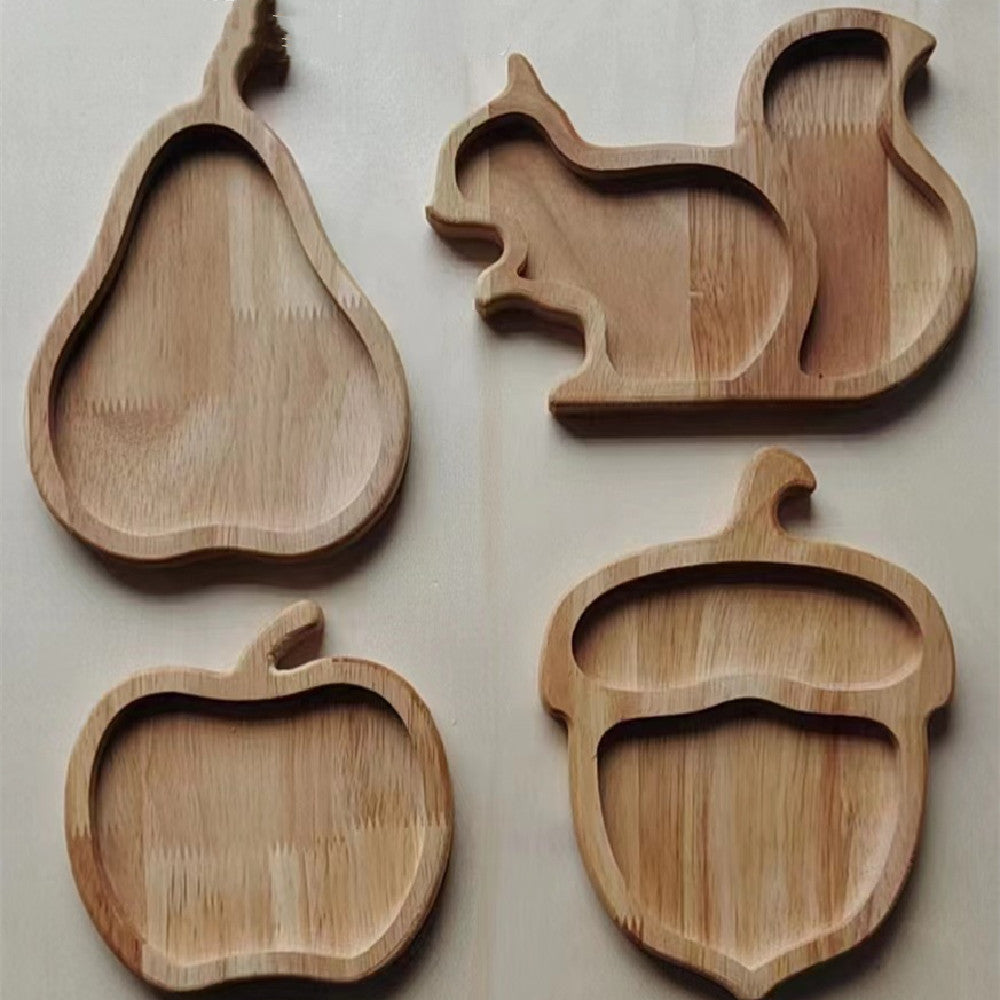 Houten Snacktray