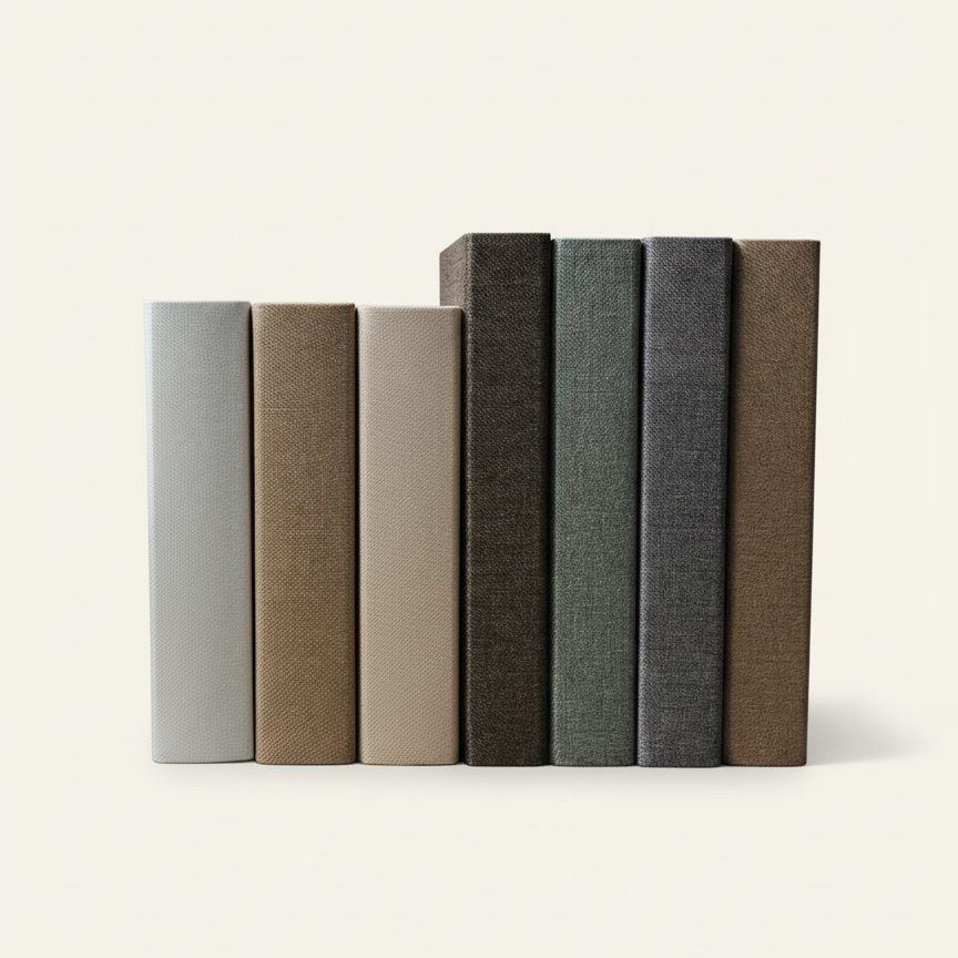 Decoratief Opbergboek Van Linnenlook