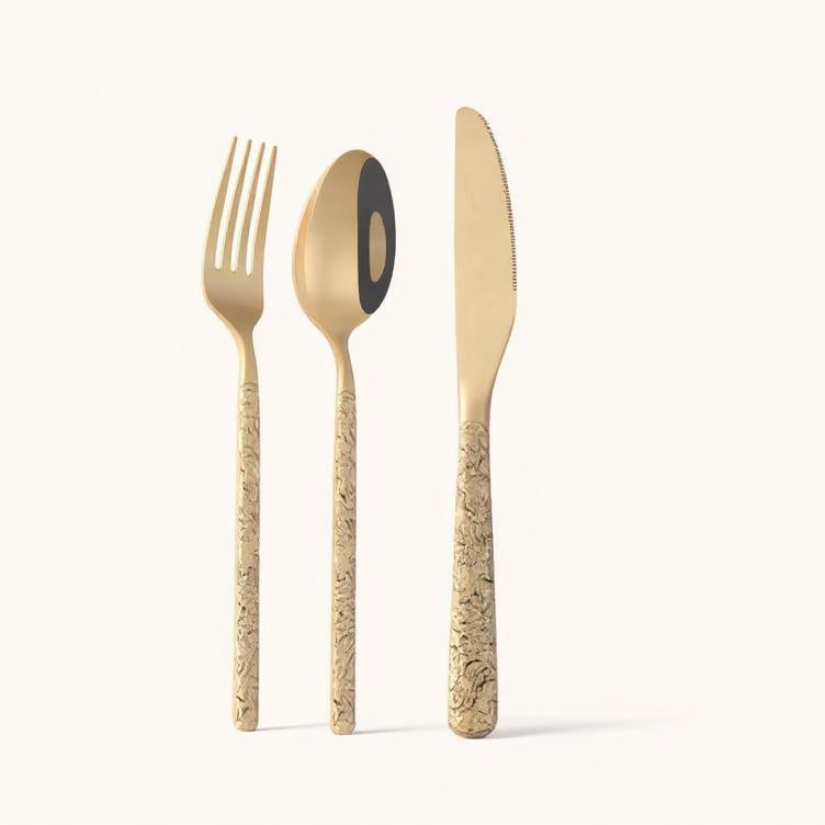 Bestekset Met Textuur