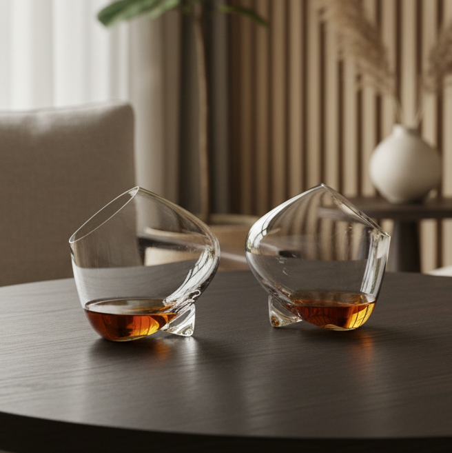 Kristallen Whiskyglas