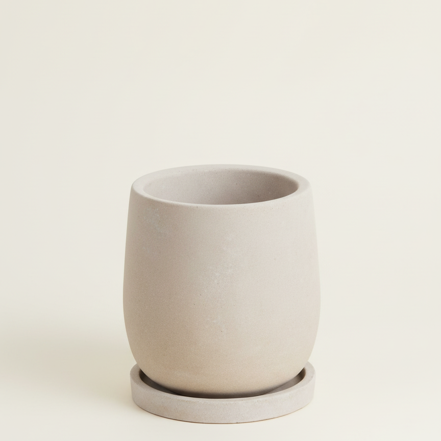Ronde Cementen Plantenpot