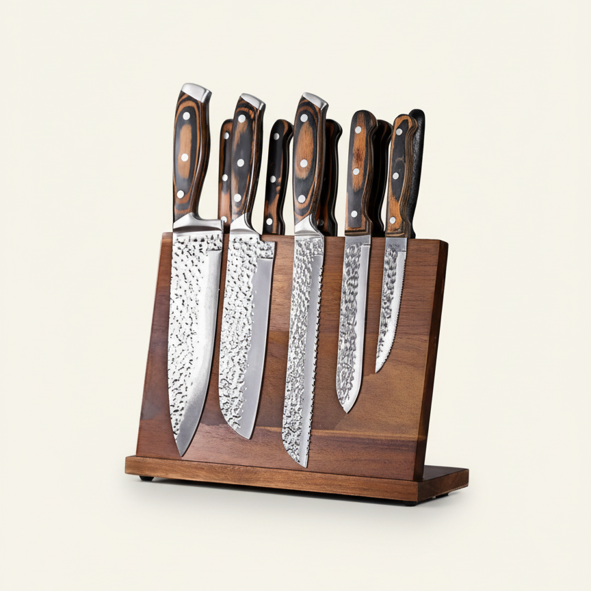 Houten Magnetische Messenhouder