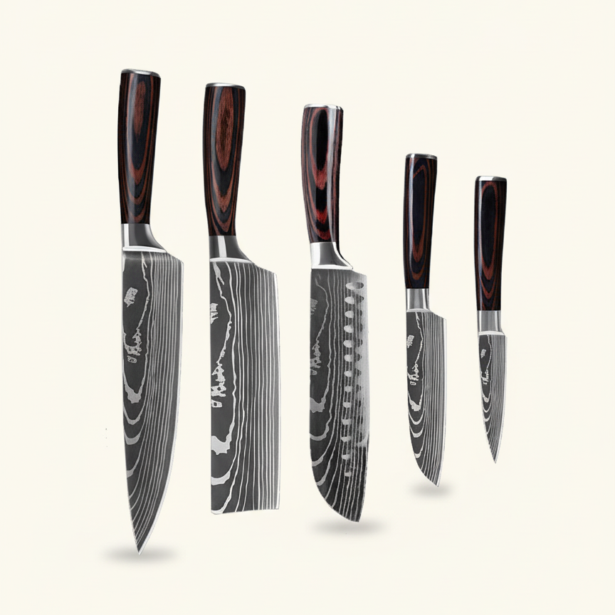 Luxe Roestvrijstalen Koksmes Set