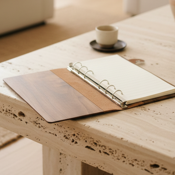 Walnut Losbladig Journal