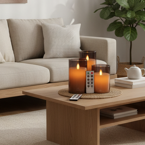 LED Kaars Met Afstandsbediening