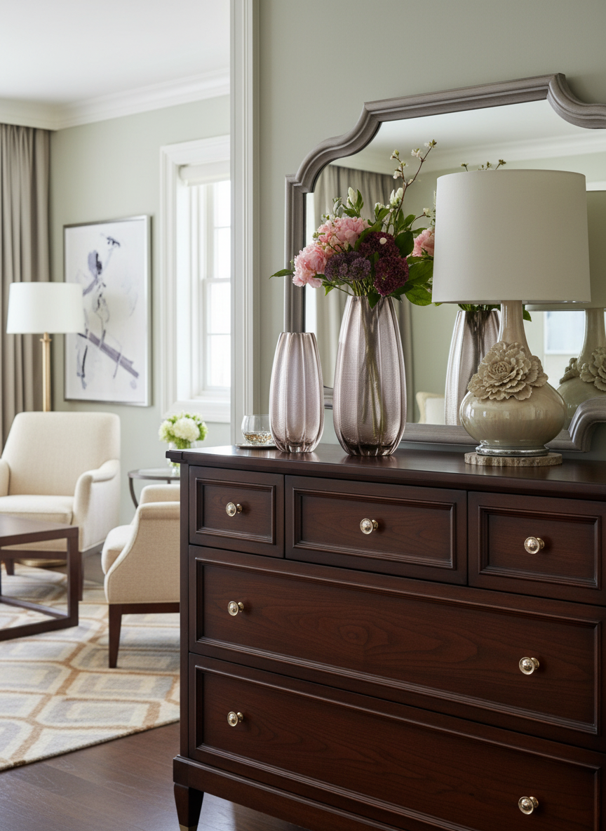 Transparante Glazen Vaas met Subtiel Reliëf