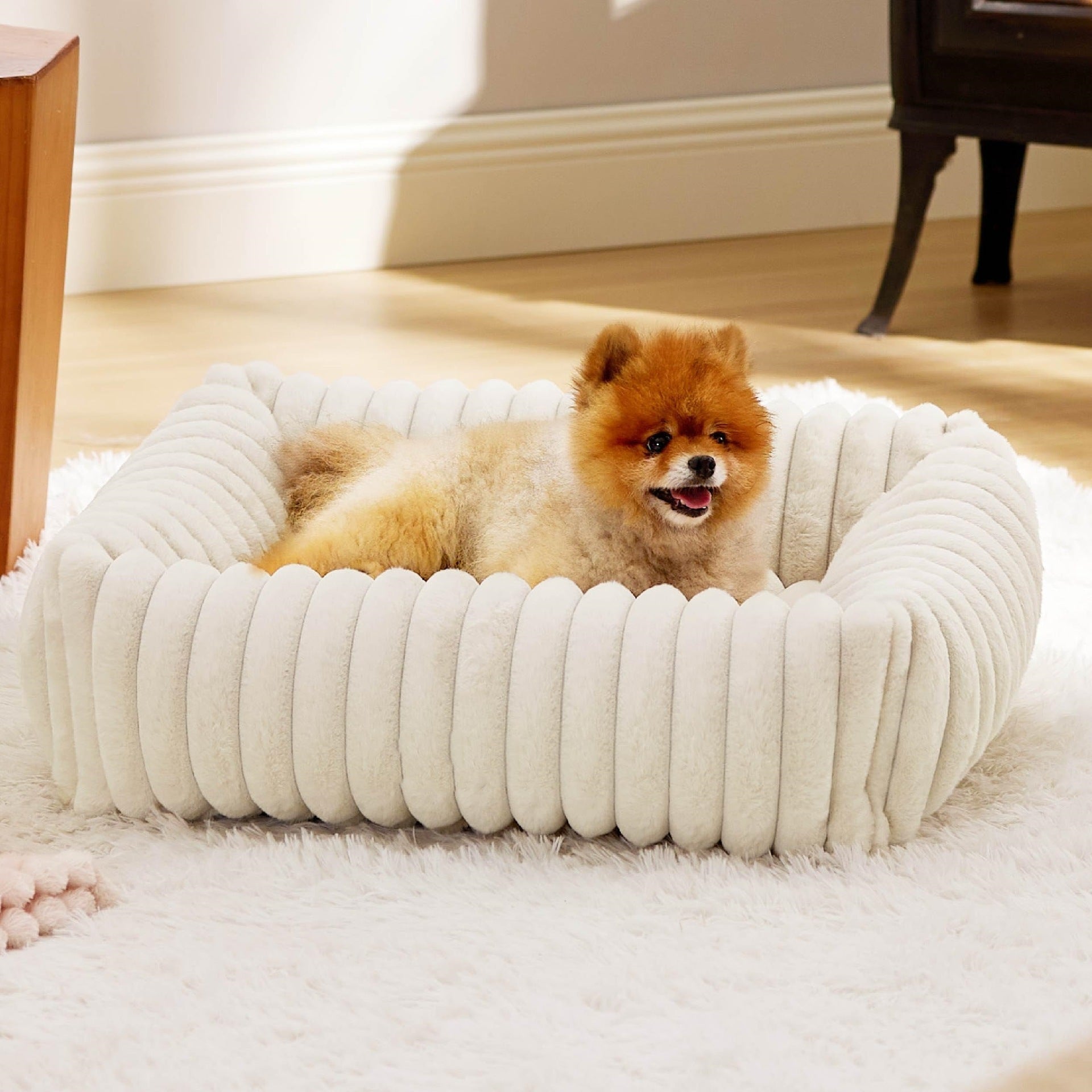 Luxe Pluche Honden- En Kattenbed
