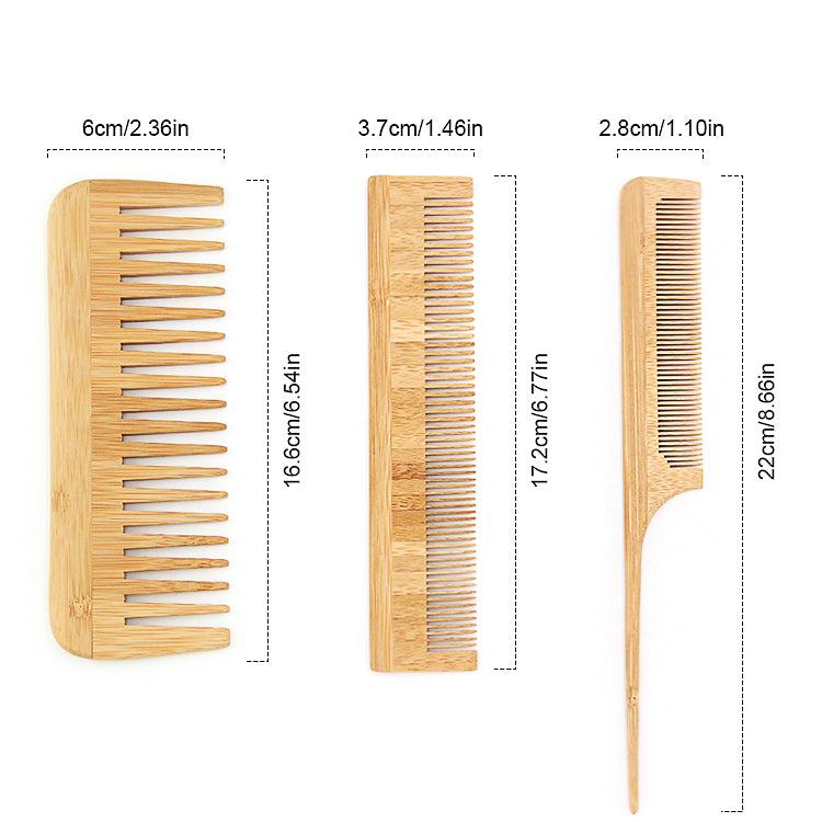 Houten Mini Kam Set