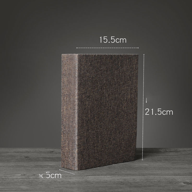 Decoratief Opbergboek Van Linnenlook