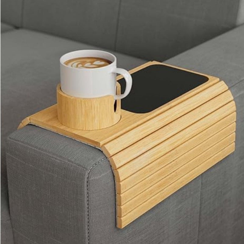 Moderne Bamboe Sofa Tray