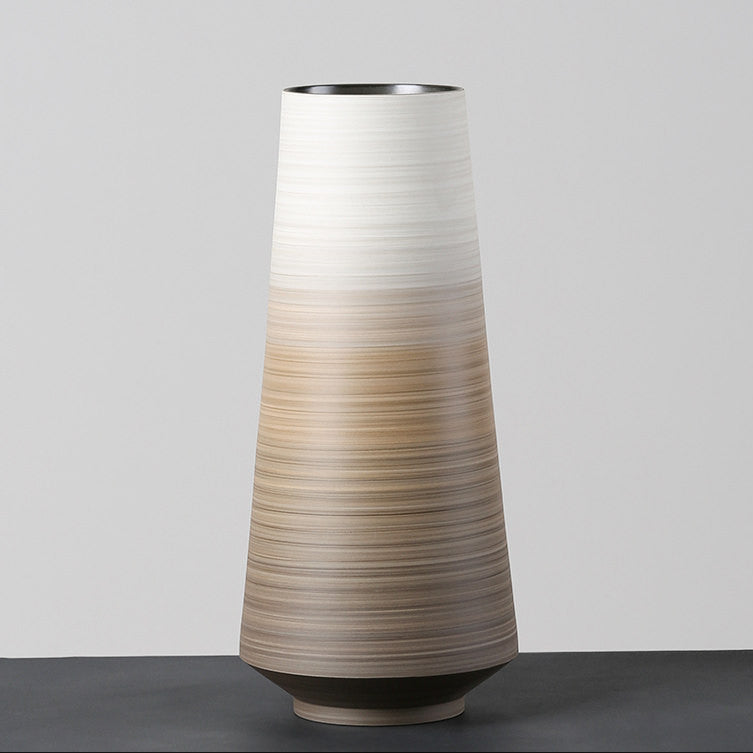 Bruin Verloop Keramische Vaas