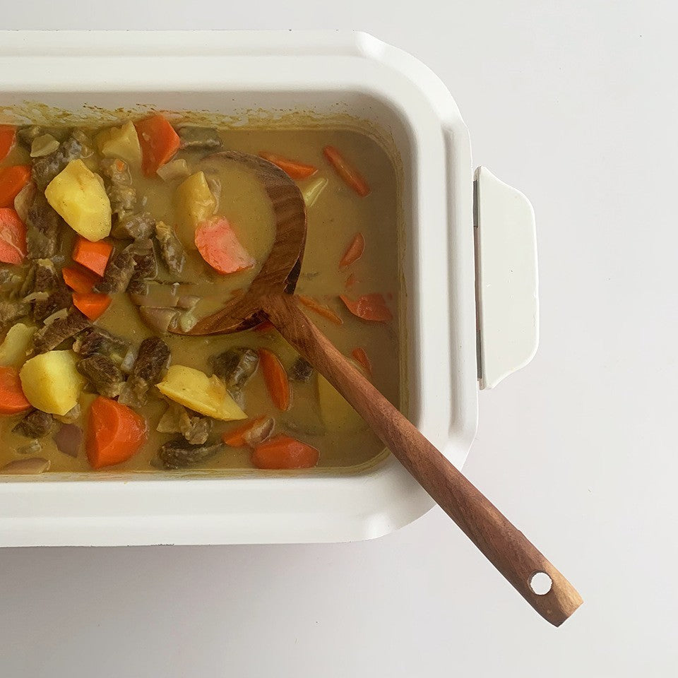 Teakhouten Keukenspatel & Opscheplepel