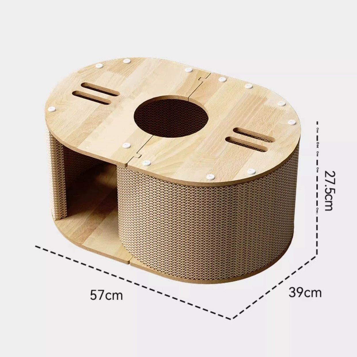 Luxe Katten meubel van Geweven Karton